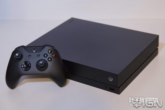 Meet Microsoft's Xbox One X.
